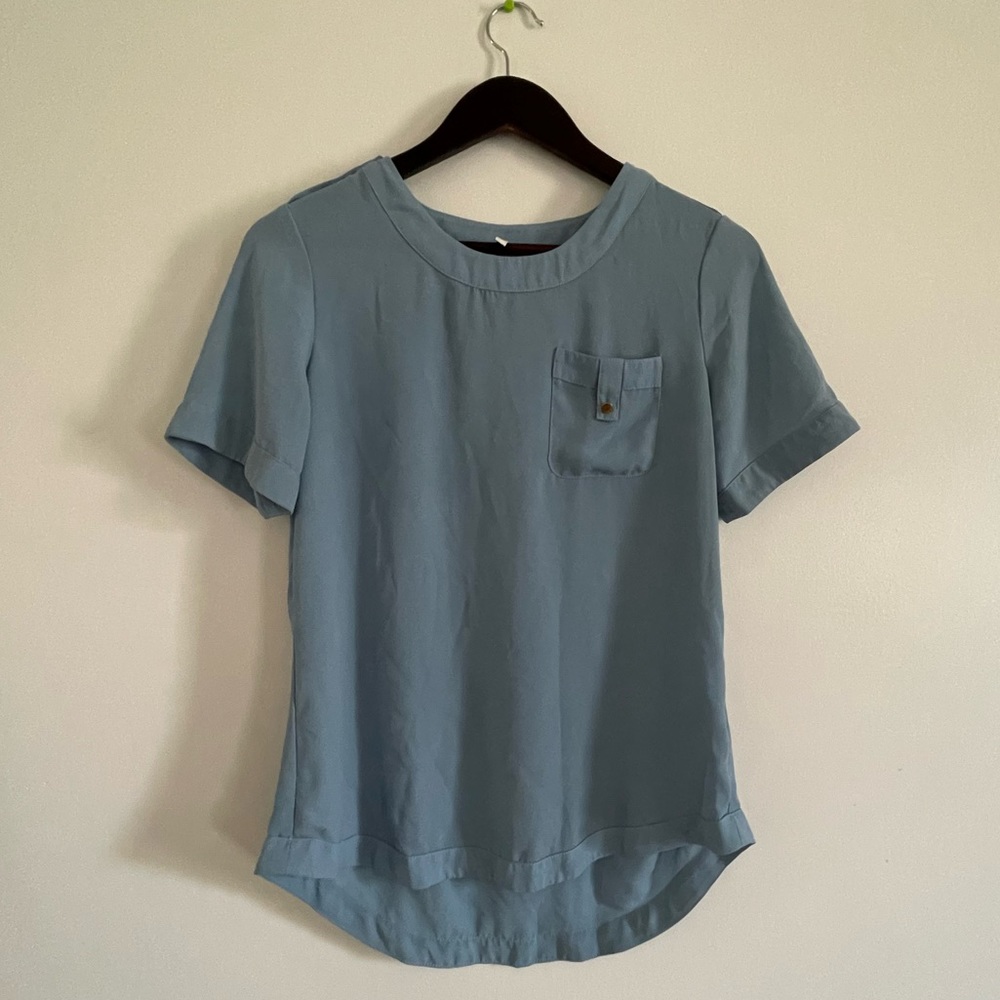 Blue business shirt!